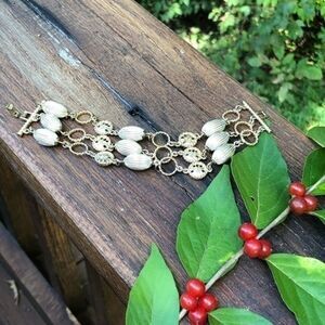 Monet Vintage Sand Dollar Bracelet